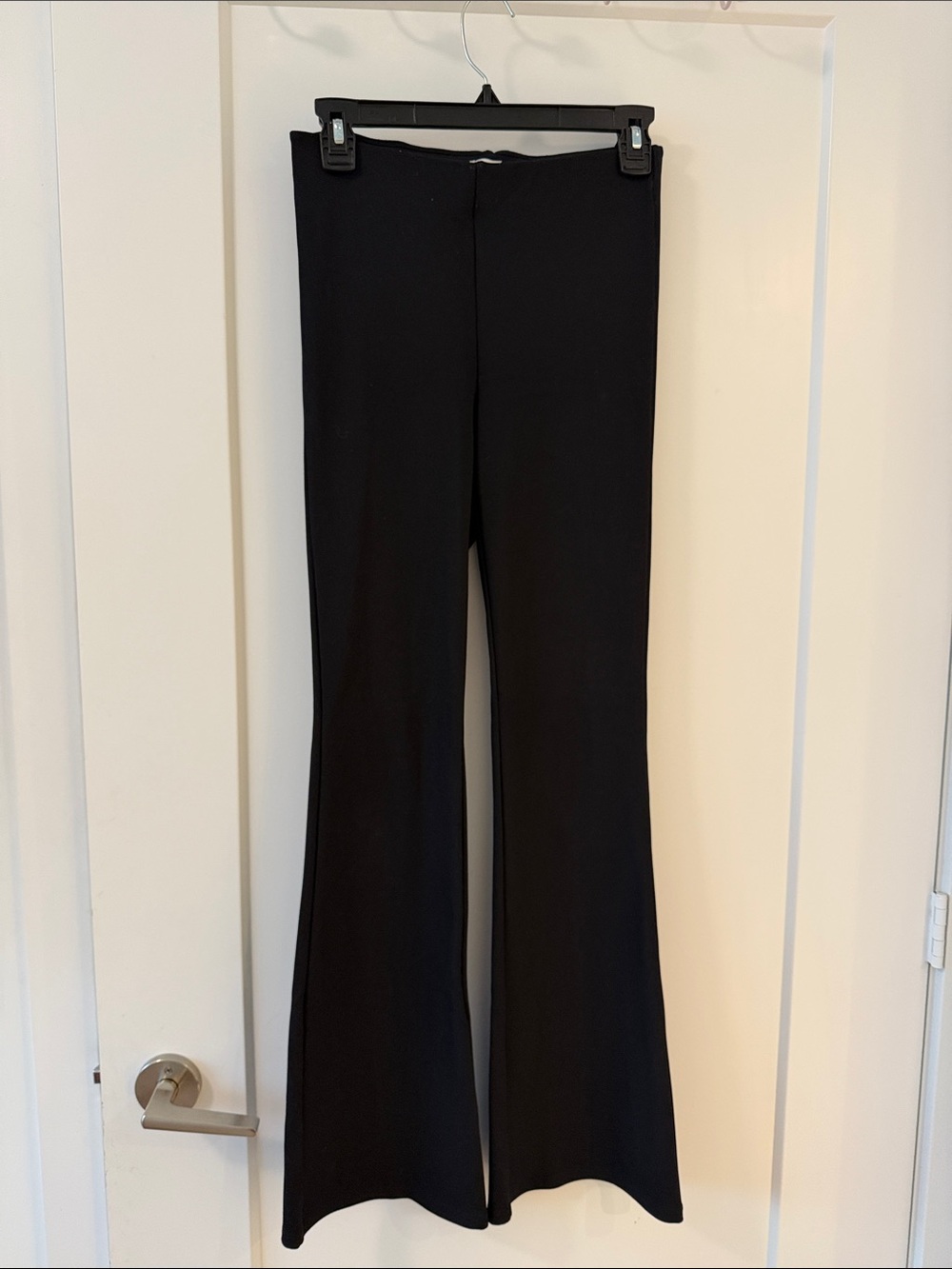 Wilfred Black High-Rise Wide-Leg Trousers